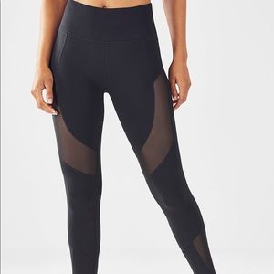 Fabletics Sheer Black Leggings